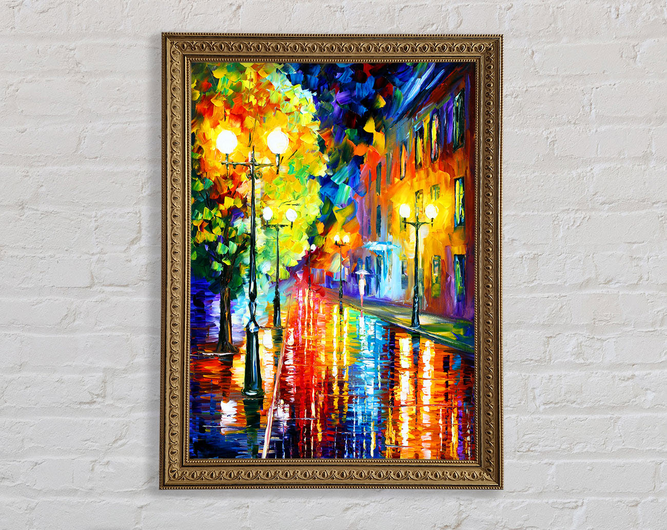 Abstract Colour Walking Framed Print