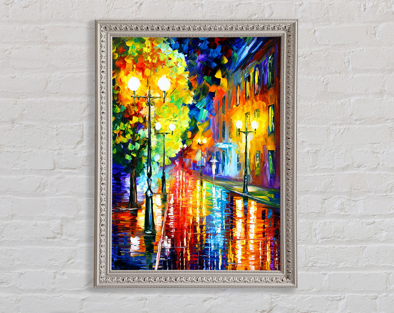 Abstract Colour Walking Framed Print