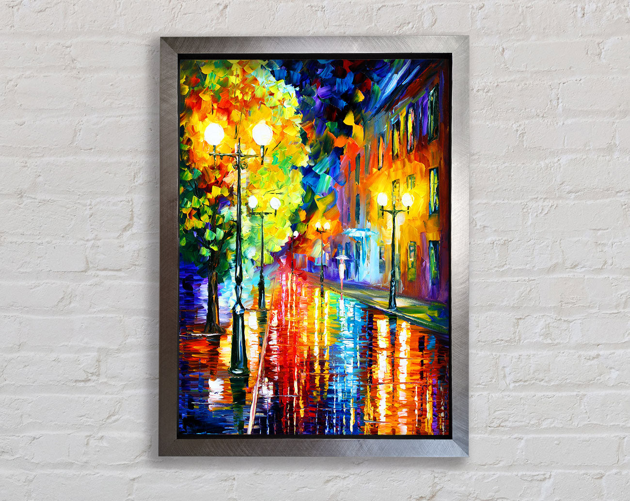 Abstract Colour Walking Framed Print