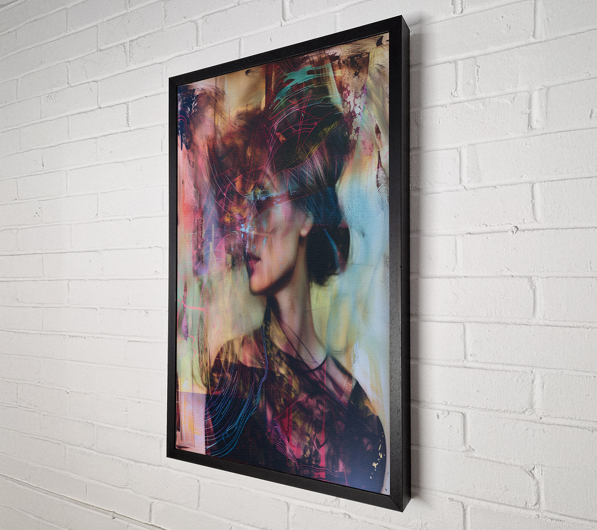 Abstract Fashion Lines Canvas Print