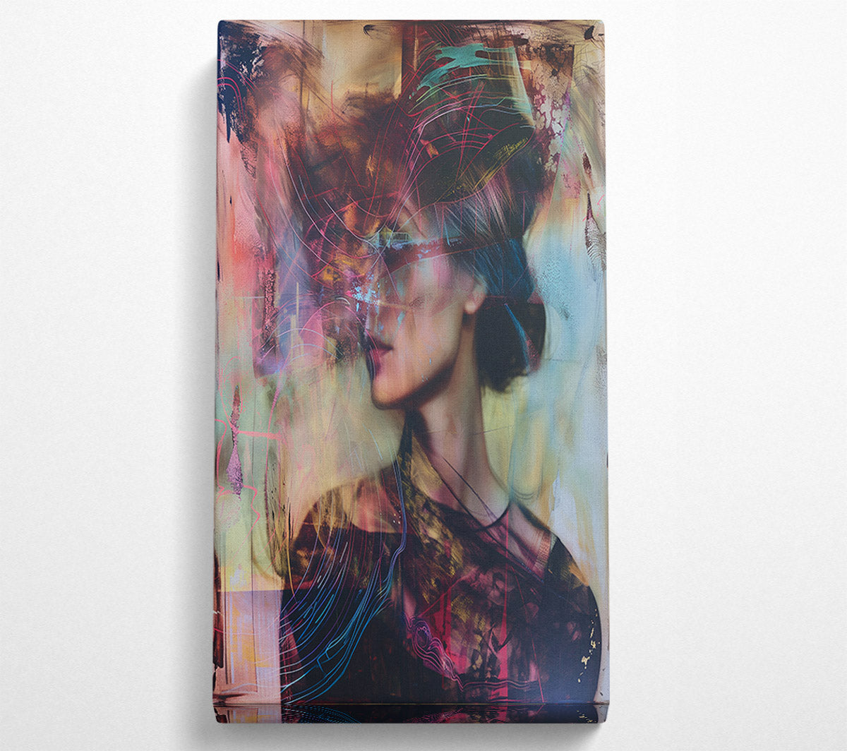 Abstract Fashion Lines Canvas Print