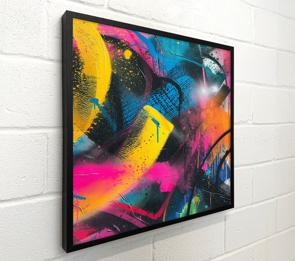 Abstract Graffiti Spray