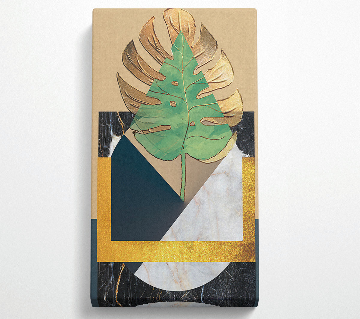 Abstract Leaf Canvas Art