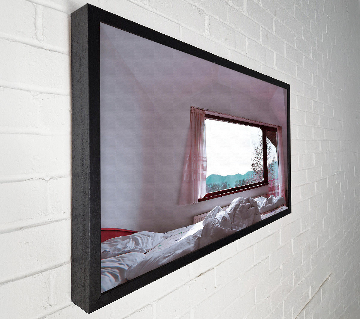 The Green Mountain View Canvas Wall Art