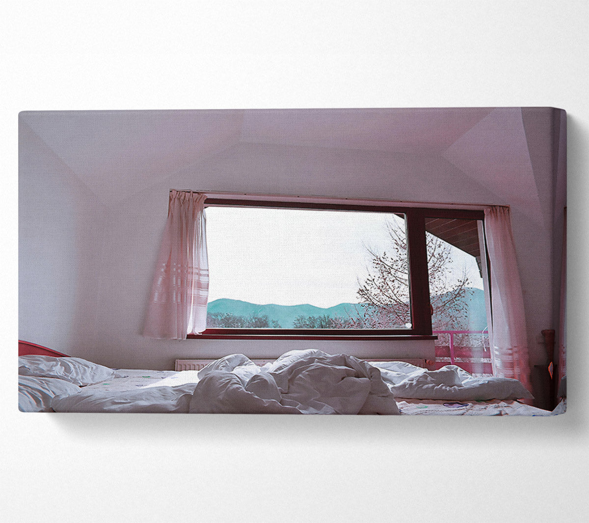 The Green Mountain View Canvas Wall Art