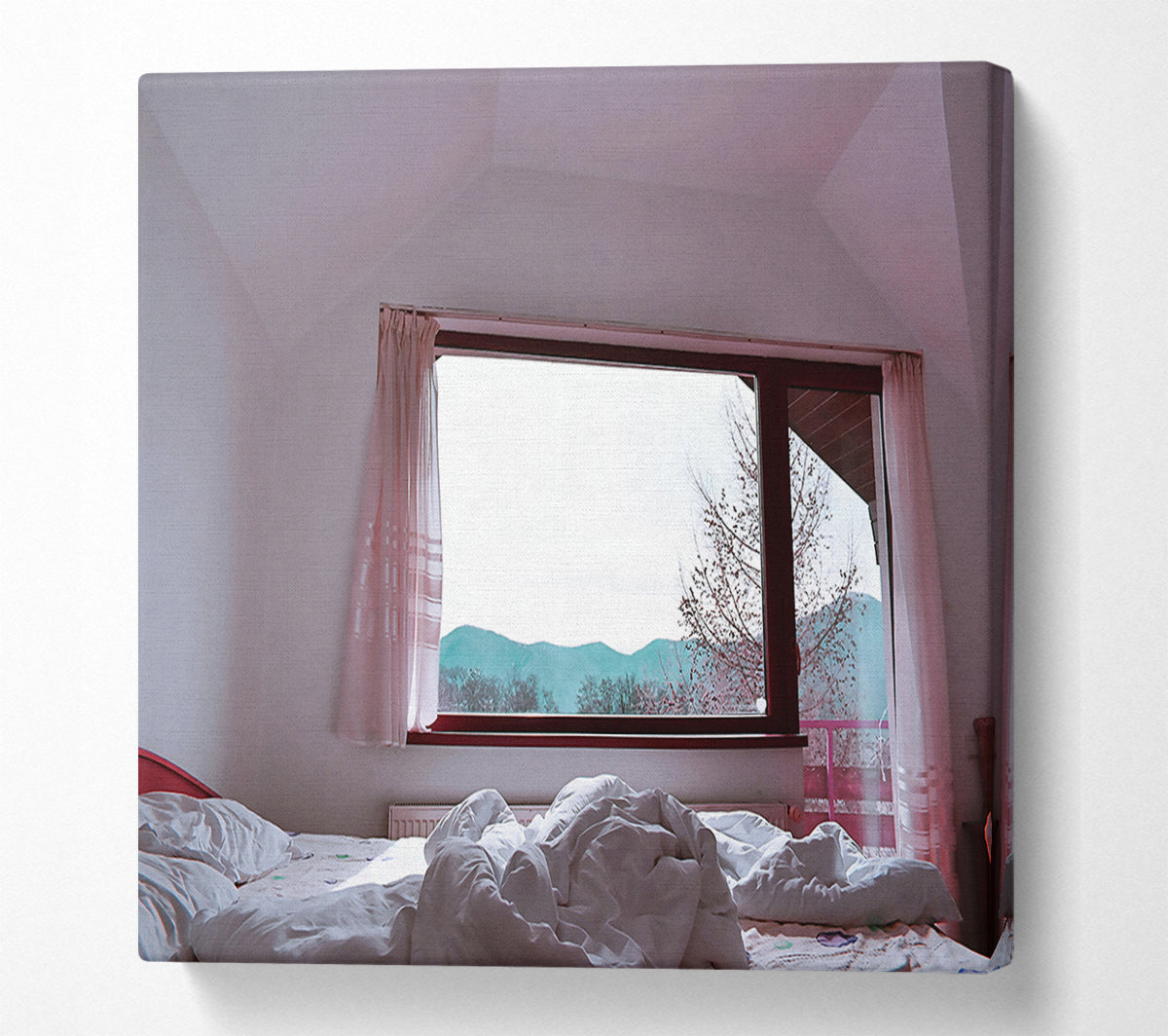 The Green Mountain View Canvas Wall Art