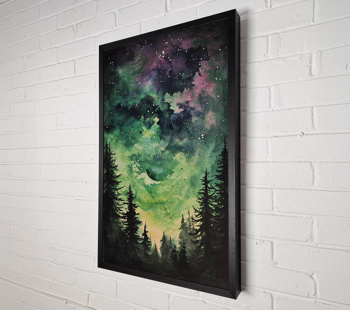 Abstract Night Sky Canvas Art