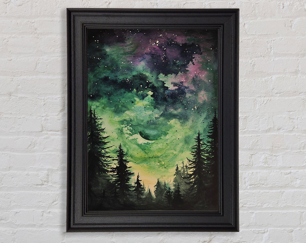 Abstract Night Sky Framed Print