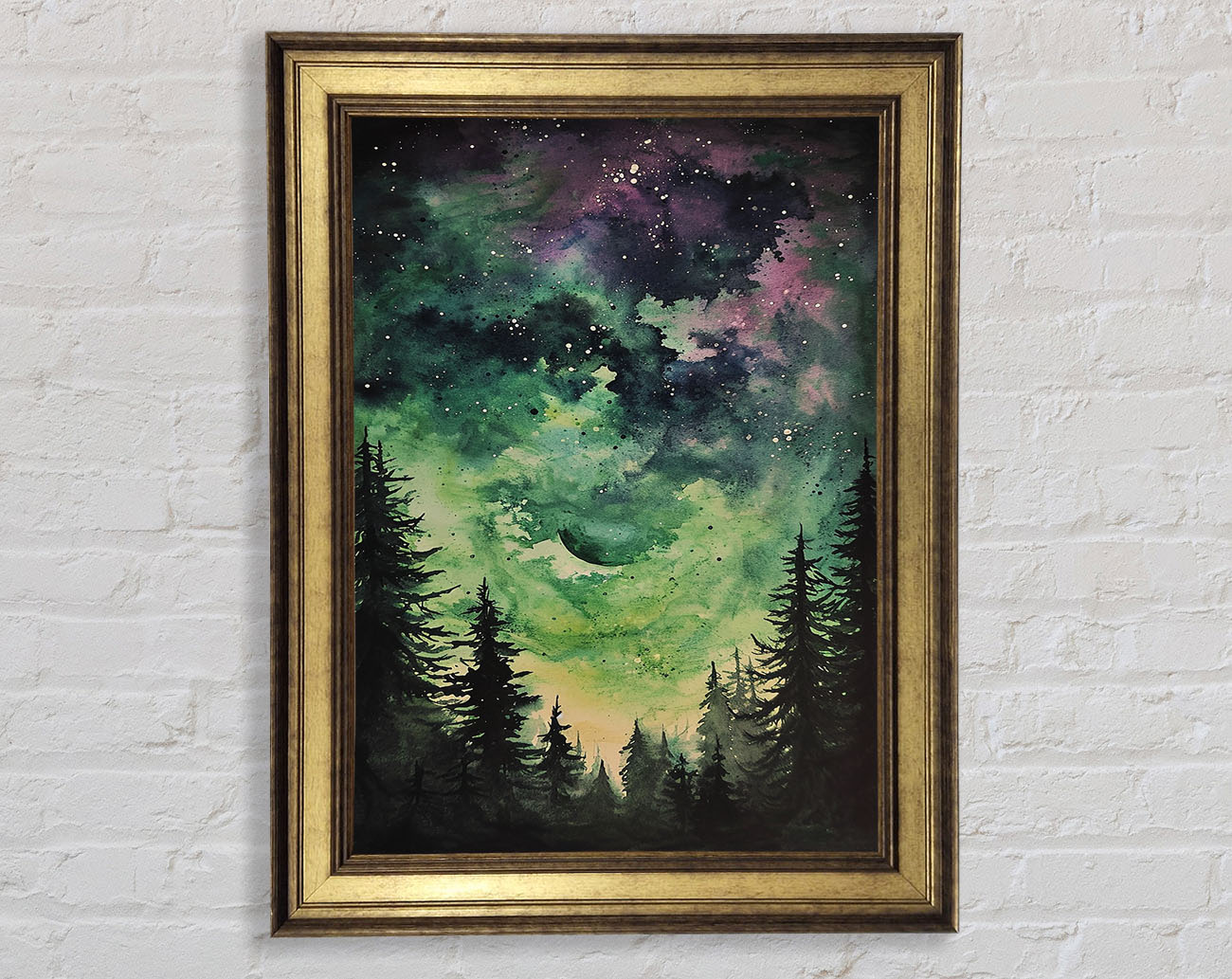 Abstract Night Sky Framed Print