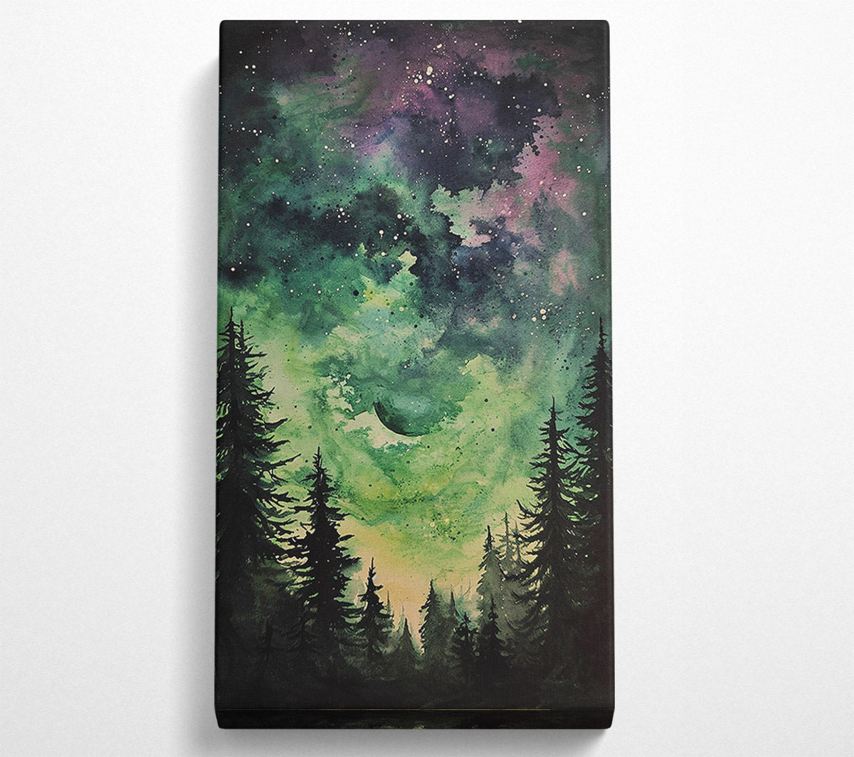 Abstract Night Sky Canvas Art