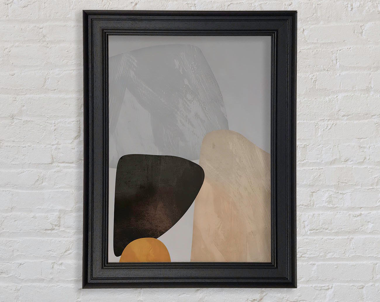 Abstract Rocks Framed Print