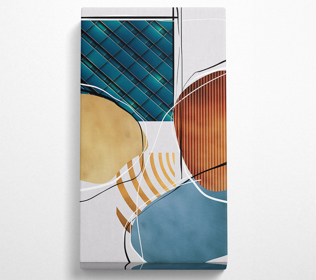 Abstract Shapes One Canvas Wall Art