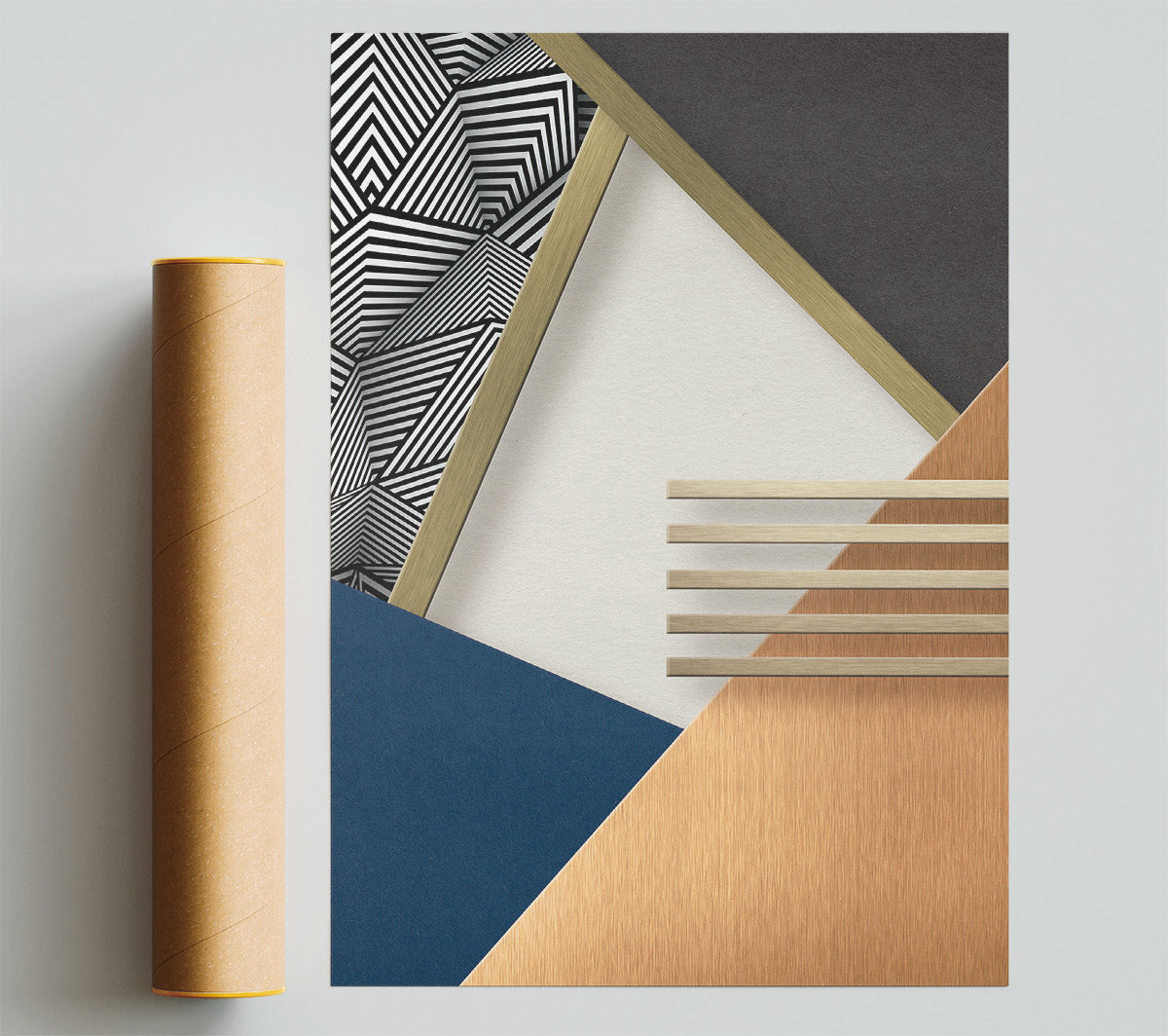 Abstract Shapes Two Poster