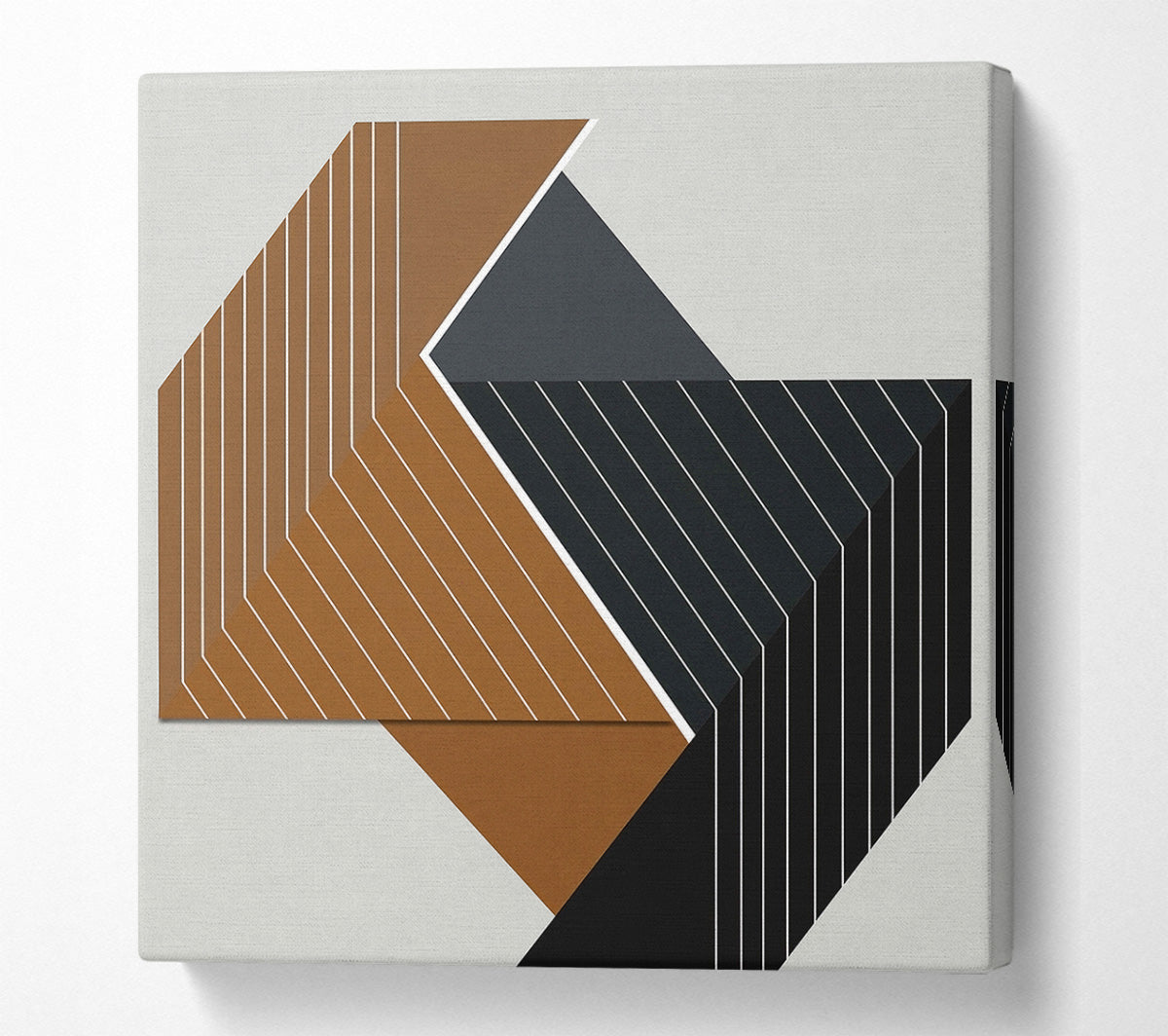 Abstract Shapes And Lines Canvas Art