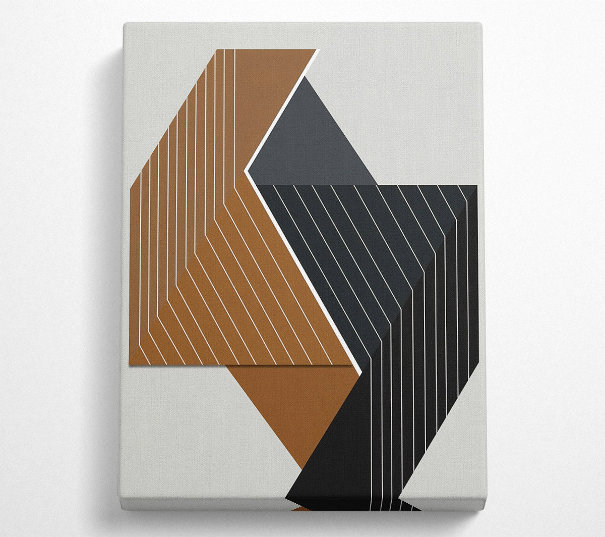 Abstract Shapes And Lines Canvas Art