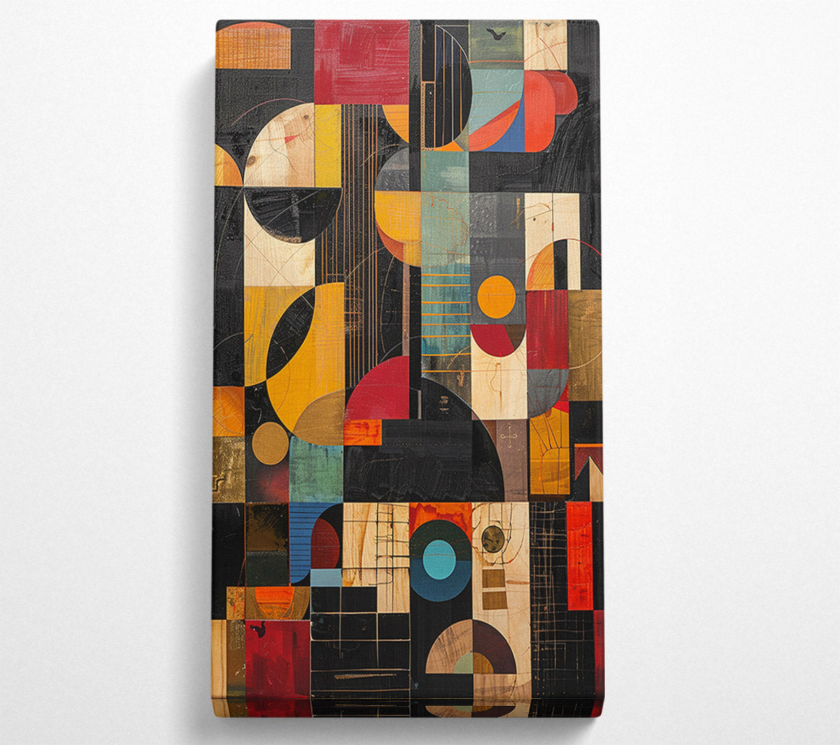 Abstract Shapes Of Art Canvas Print