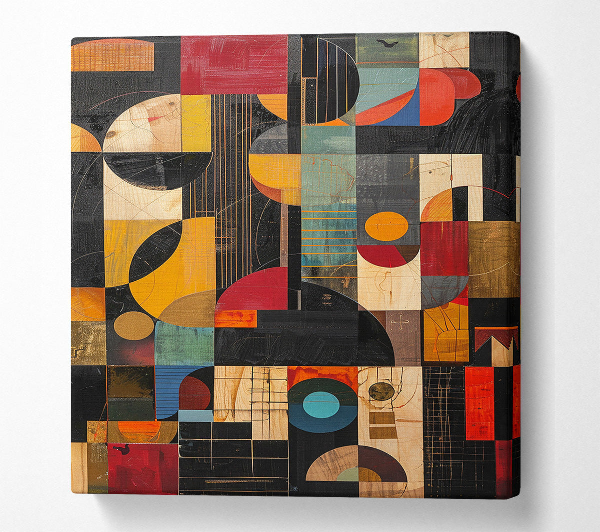 Abstract Shapes Of Art Canvas Print