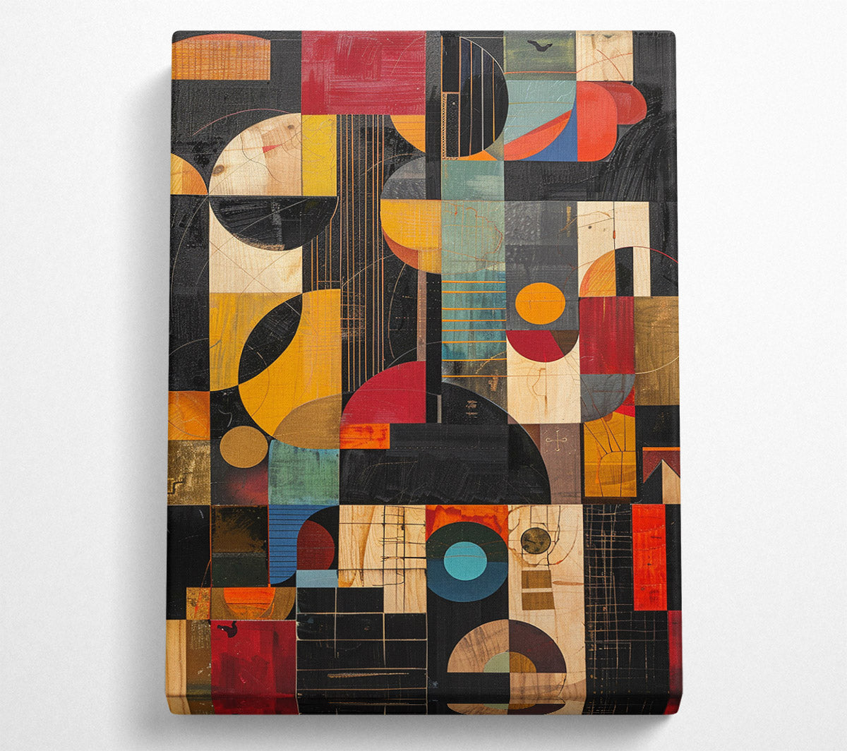 Abstract Shapes Of Art Canvas Print