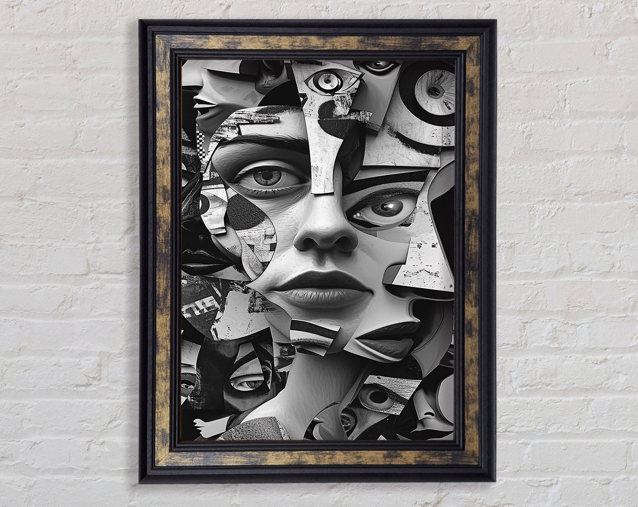 Abstract Thoughts Framed Print