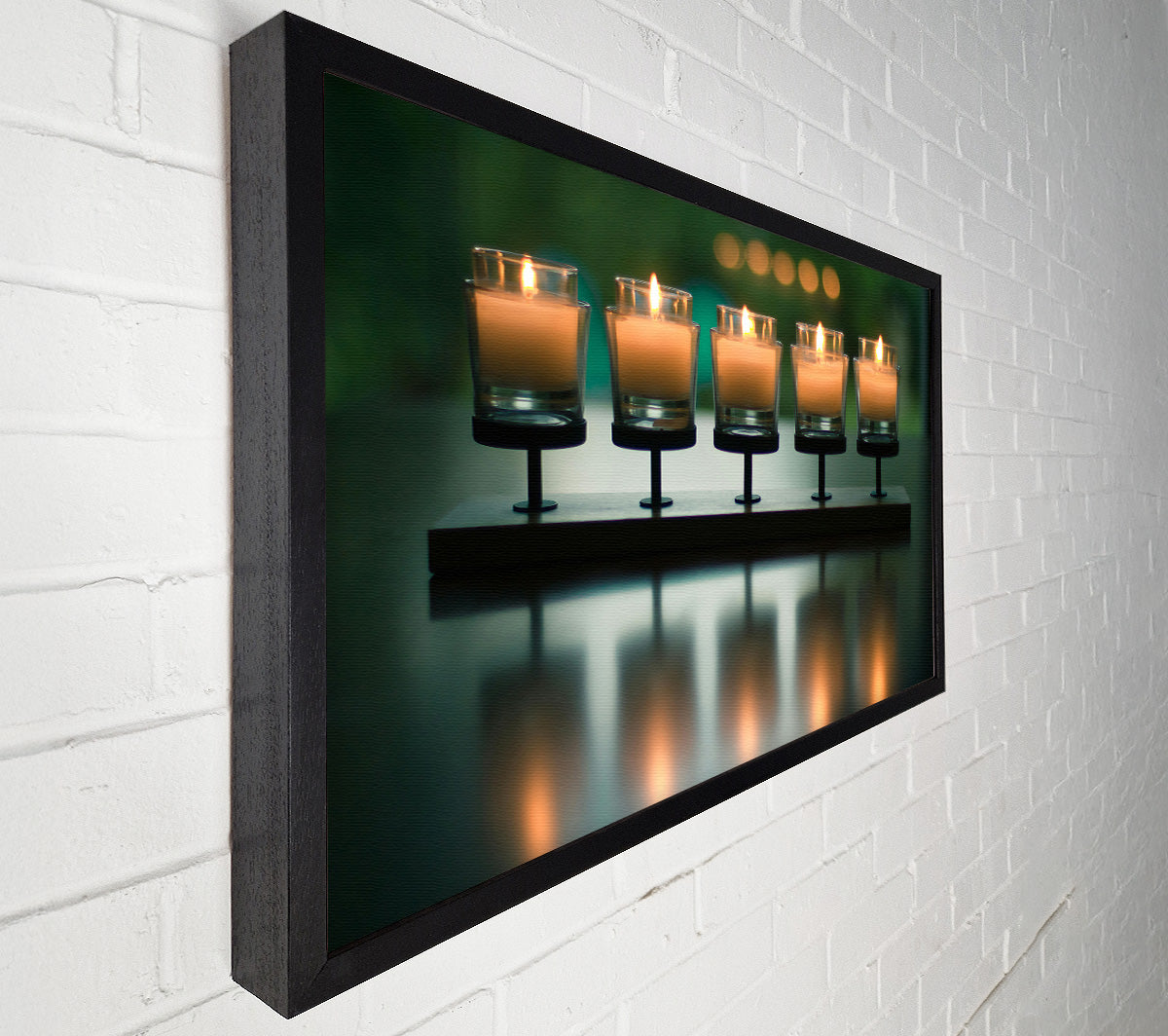 Warm Yellow Glow Canvas Art