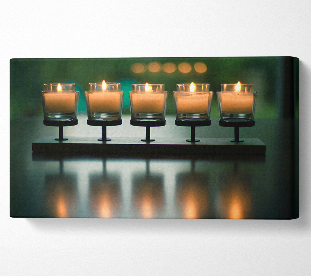 Warm Yellow Glow Canvas Art