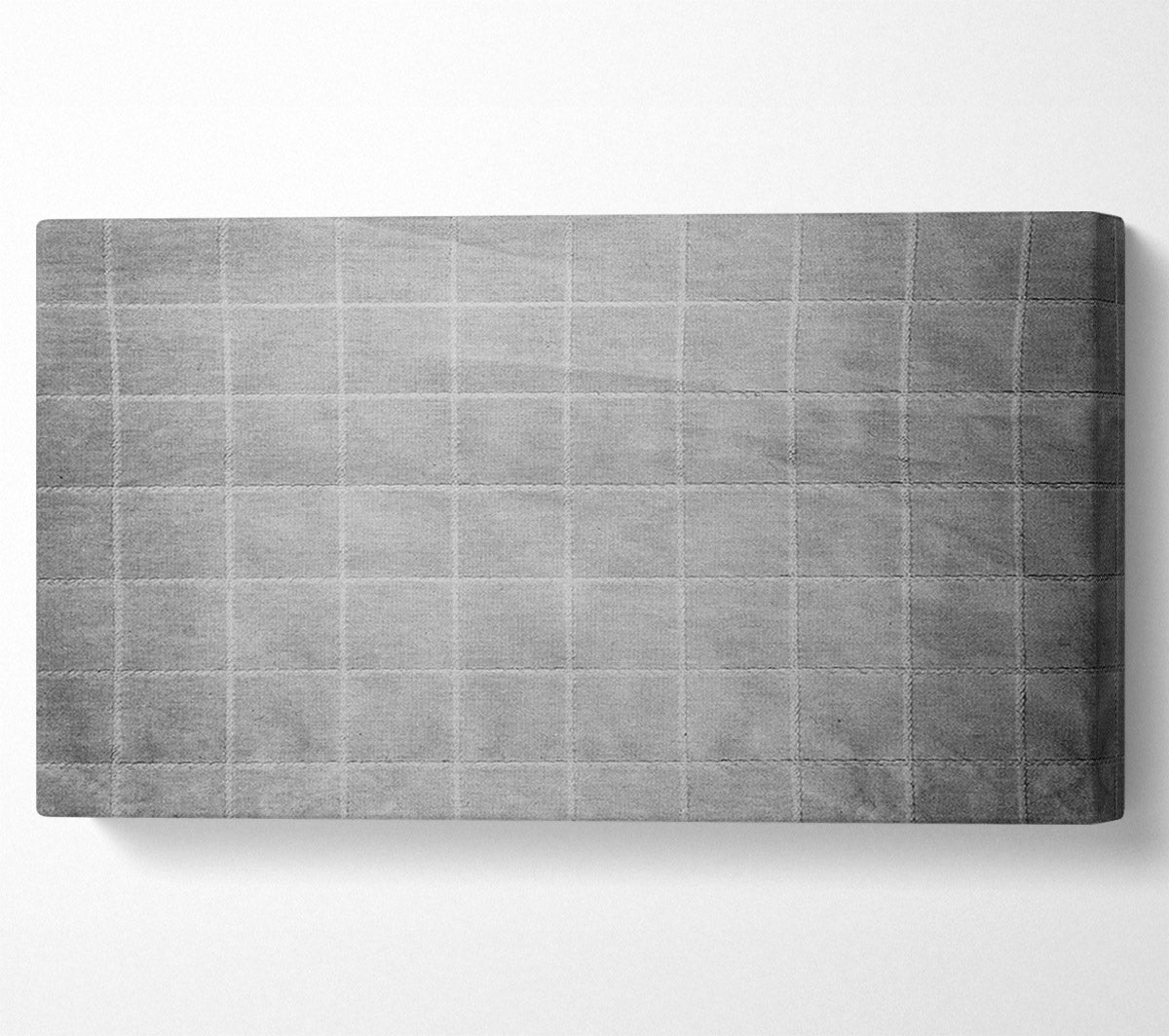 Silver Grid Texture Canvas Wall Art