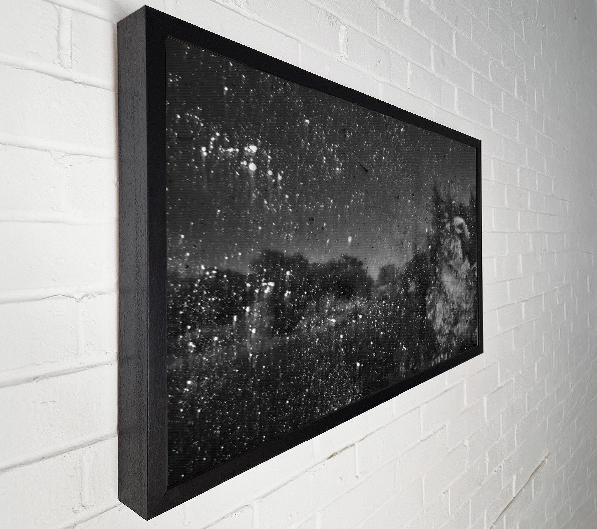 White Specks Of Night Canvas Wall Art