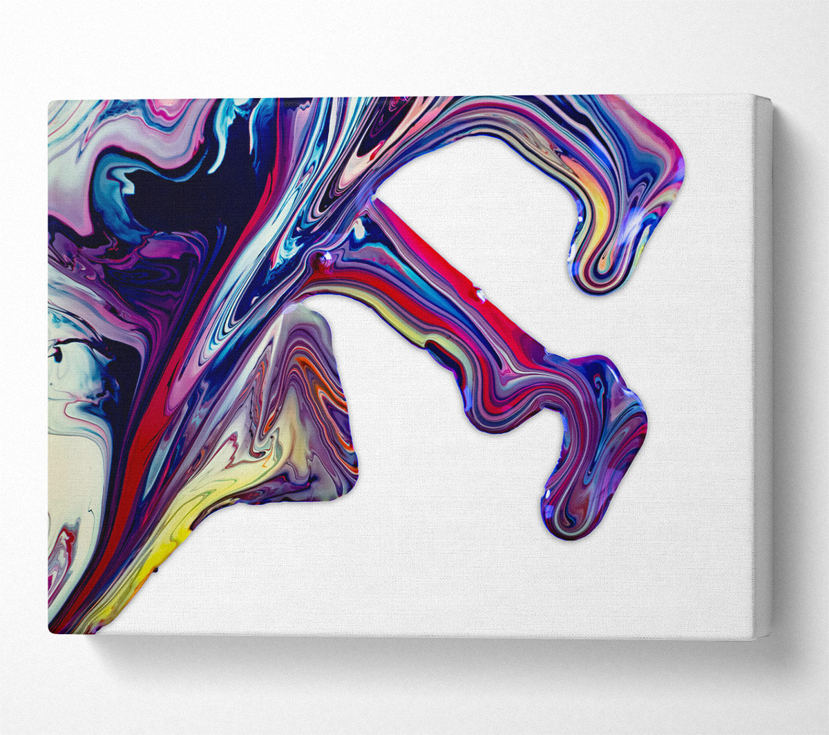 Purple Swirling Dreams Canvas Wall Art