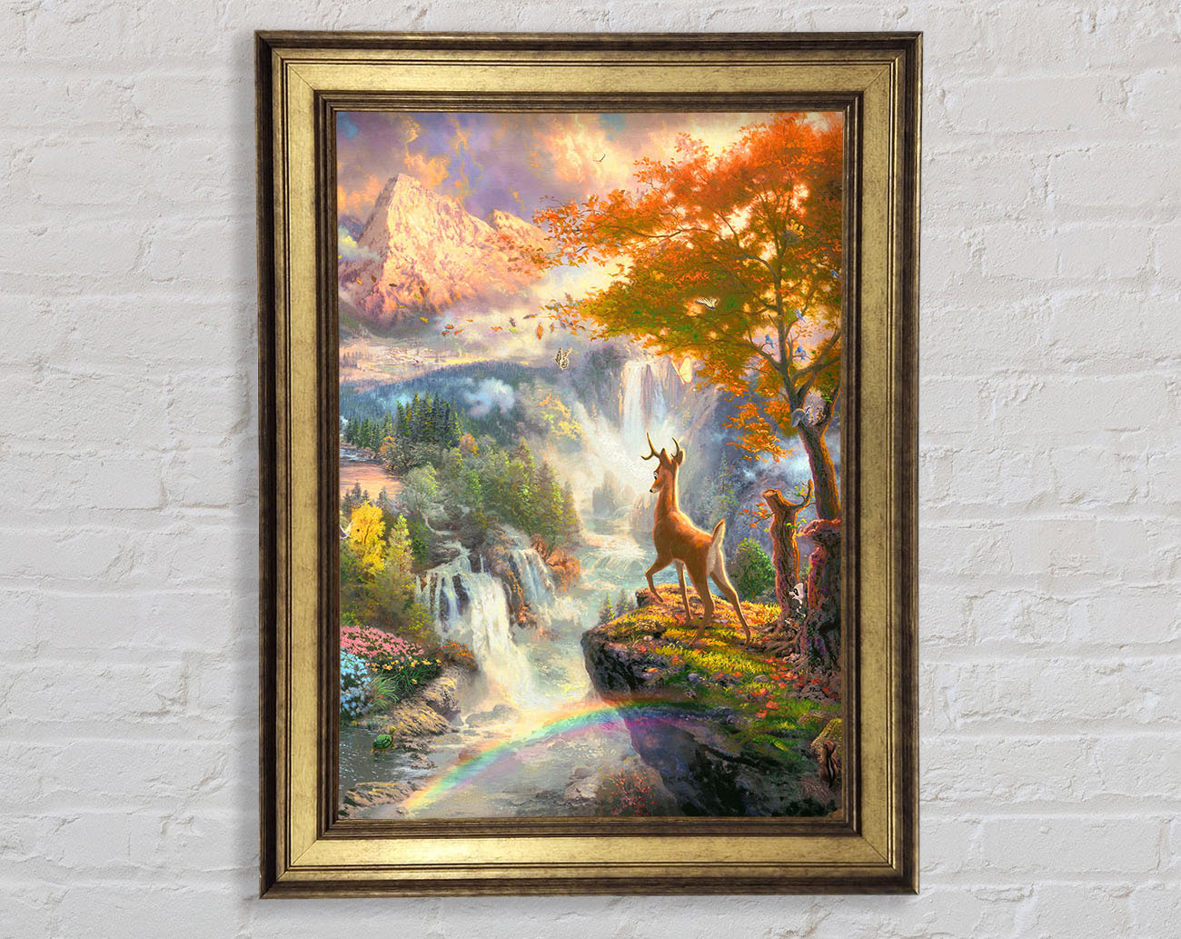 Bambi Deer Framed Print