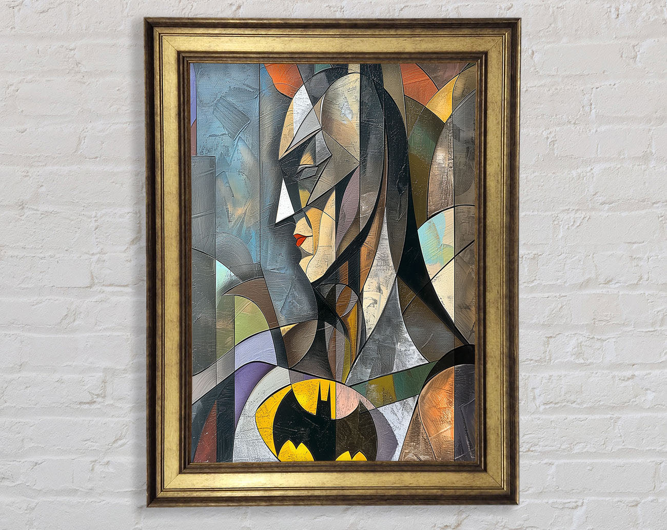 Batman Cube Framed Print