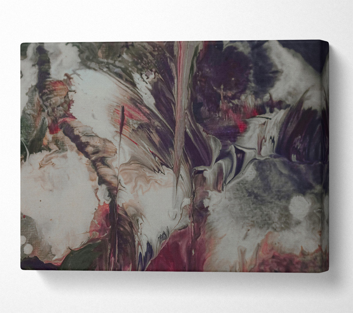 Purple Swirling Dreams Canvas Wall Art