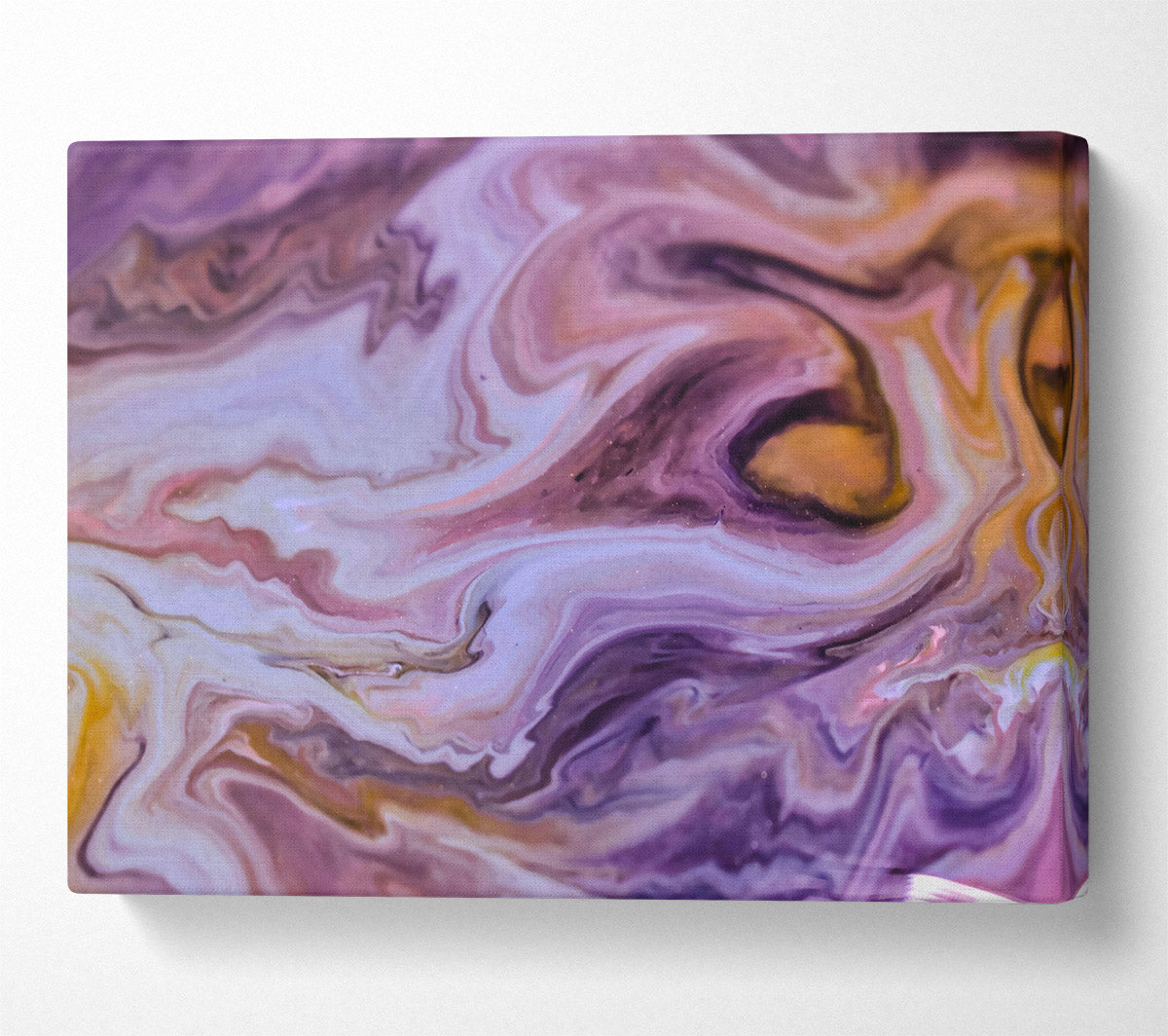 Purple Swirling Dreams Canvas Wall Art
