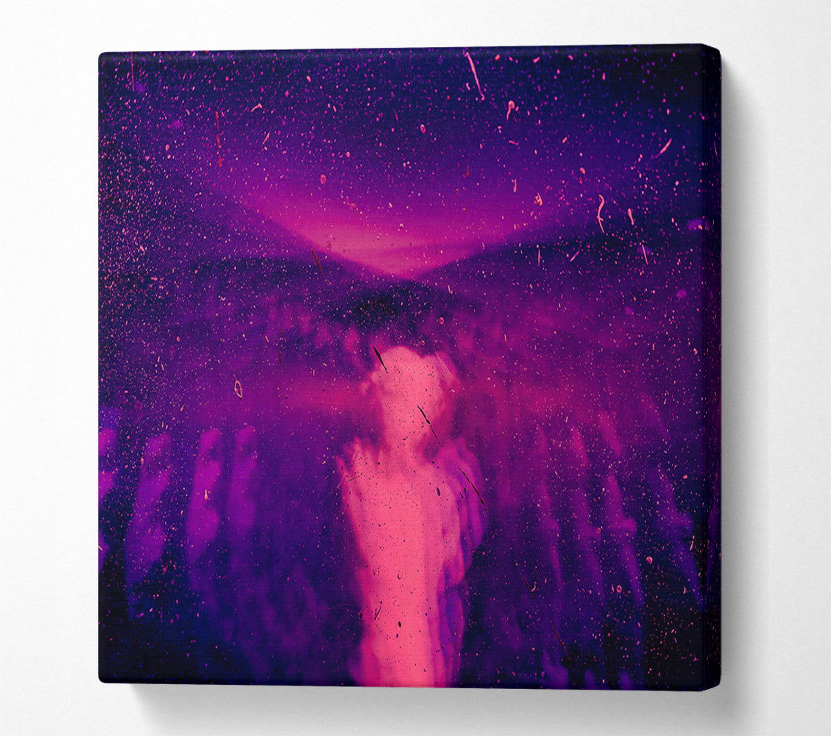 Pink Cosmic Dreamscape Canvas Wall Art