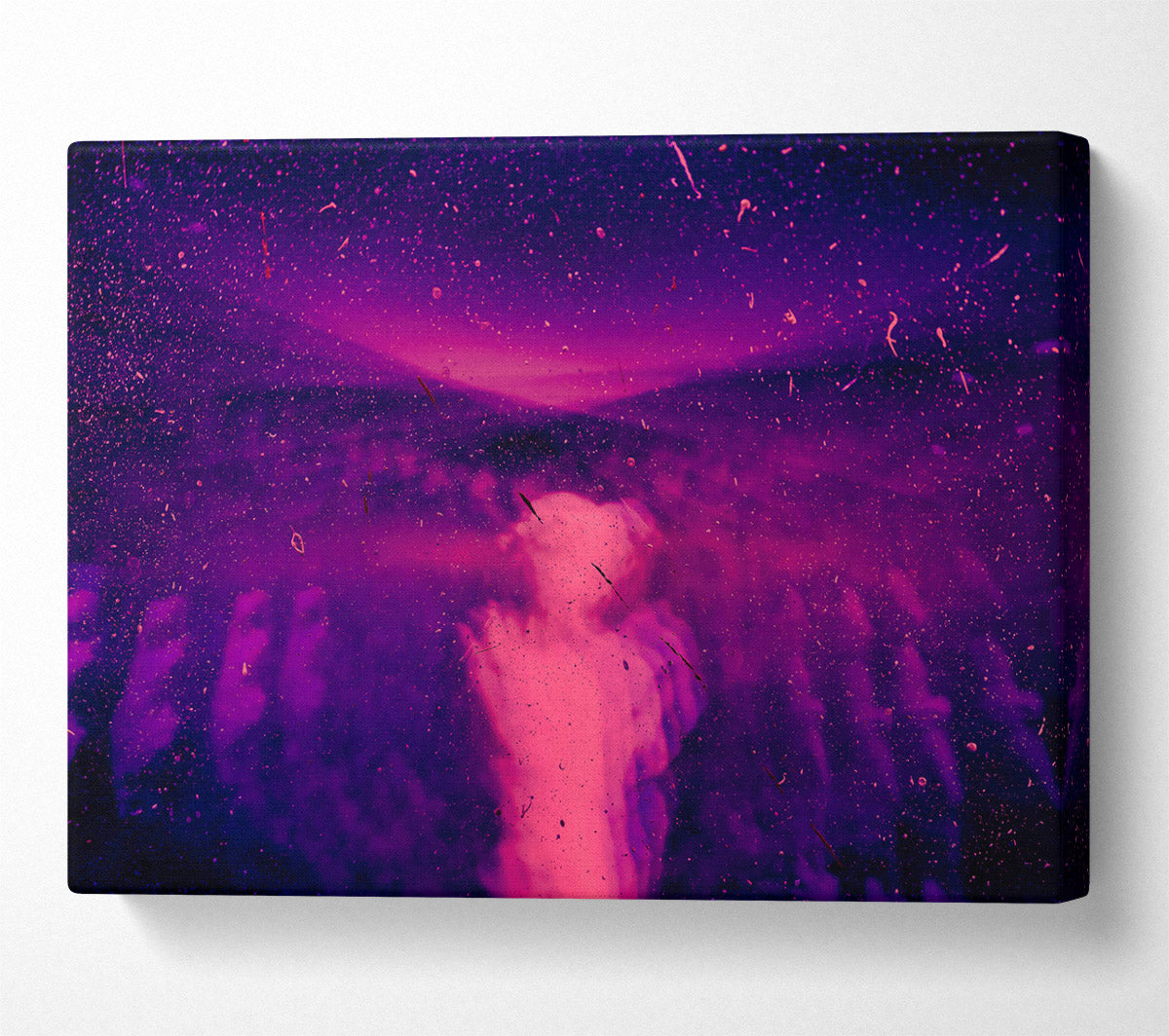 Pink Cosmic Dreamscape Canvas Wall Art