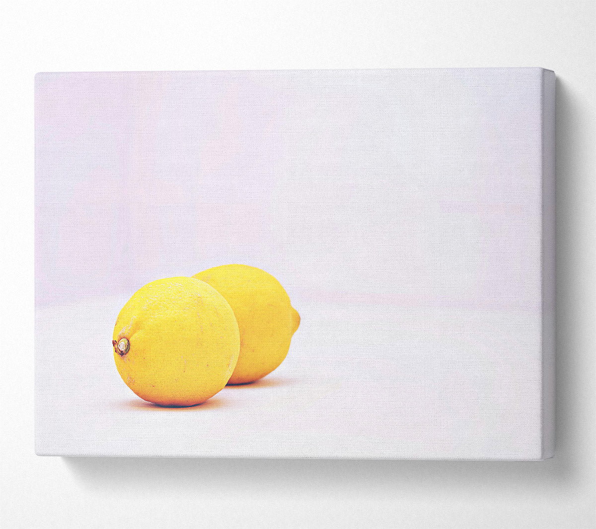 Yellow Lemon Duo Canvas Print