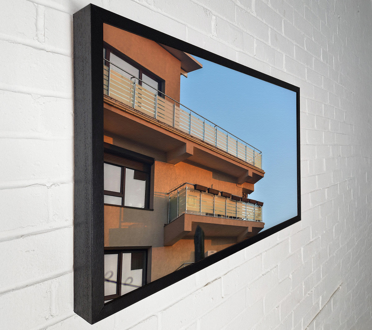 Tanned Balcony Hues Canvas Wall Art