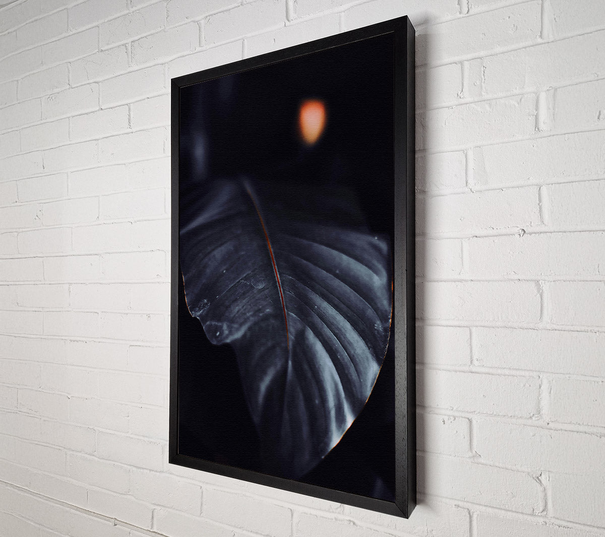 The Darkest Leaf Canvas Wall Art