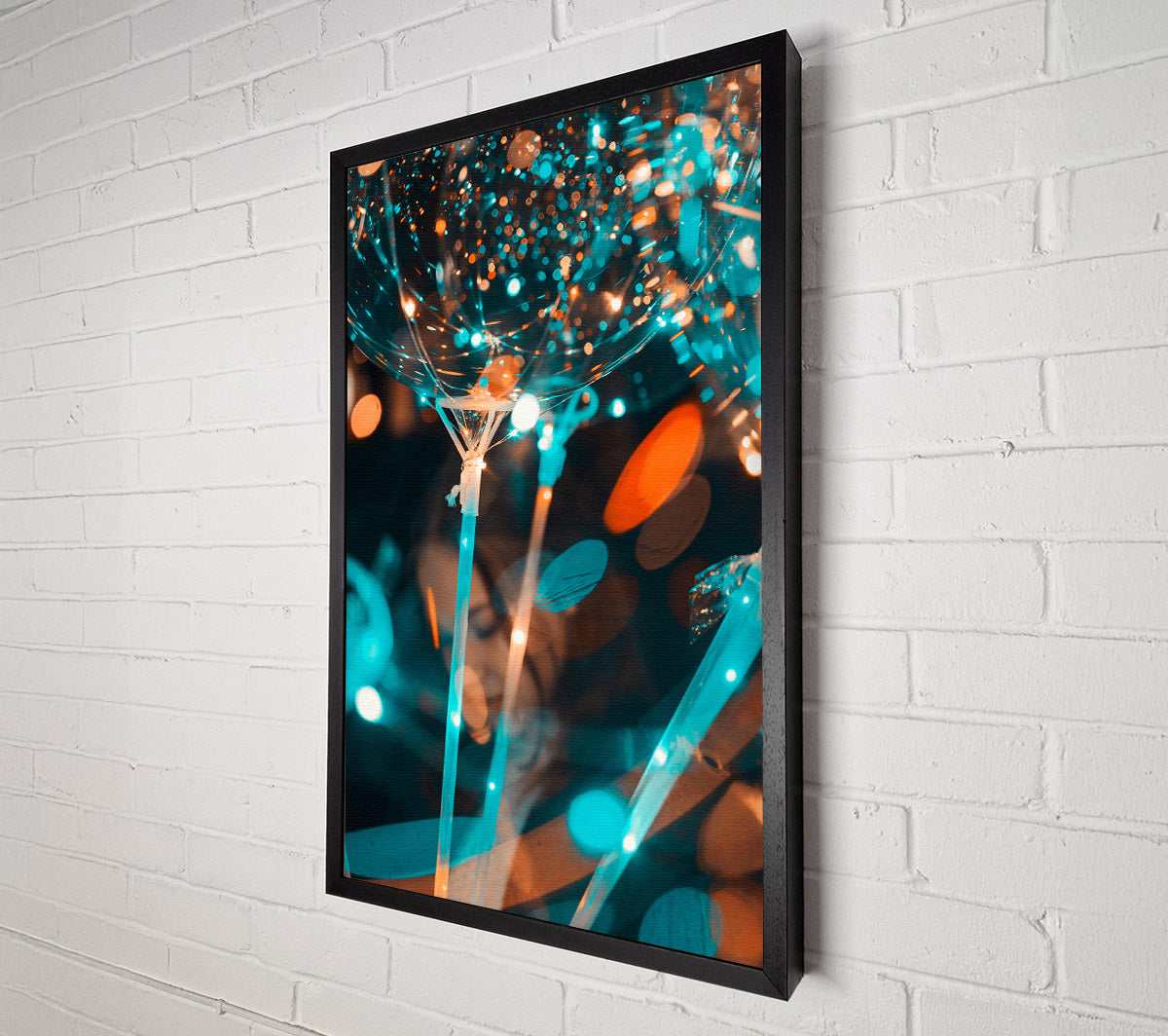 Blue Balloon Glow Canvas Print