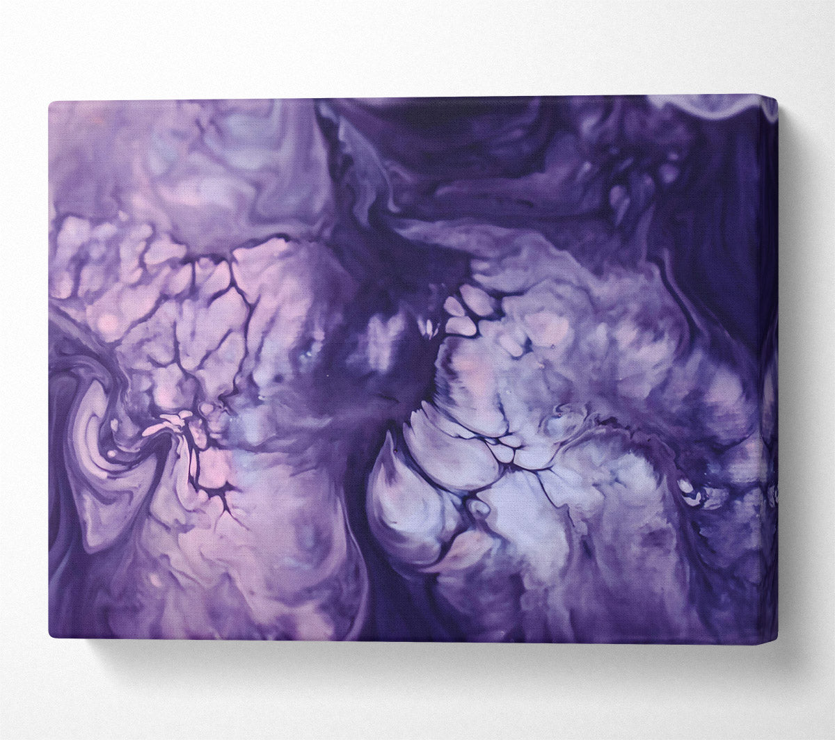 Purple Swirling Dreams Canvas Wall Art