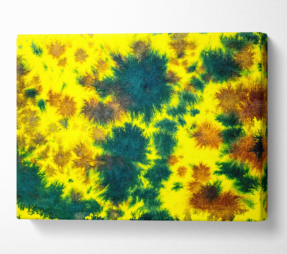Yellow Burst Of Color Canvas Wall Art