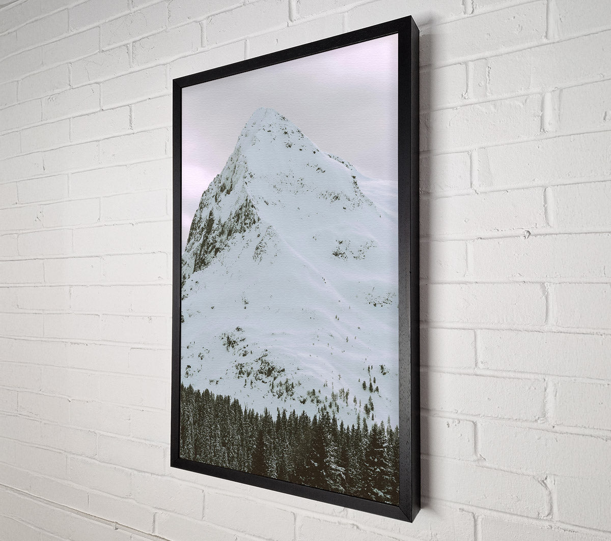 White Mountain Serenity Canvas Wall Art