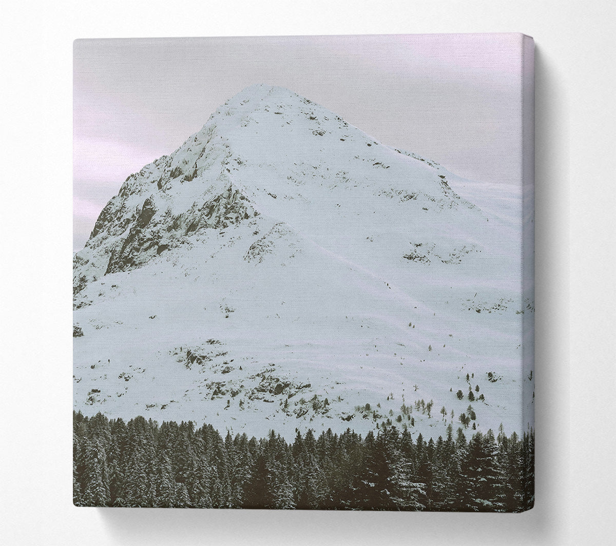 White Mountain Serenity Canvas Wall Art