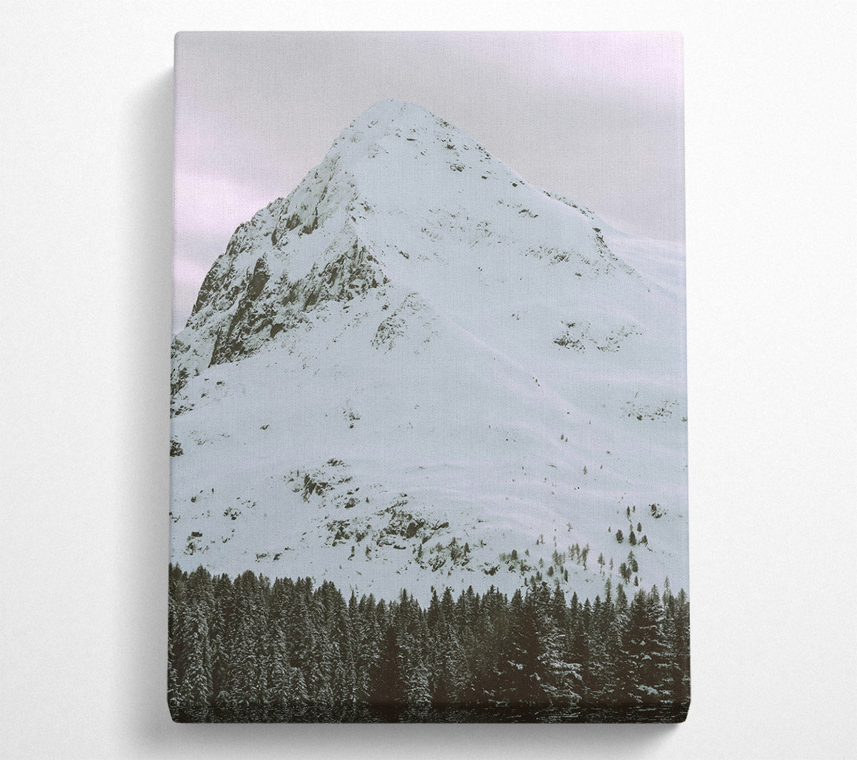 White Mountain Serenity Canvas Wall Art
