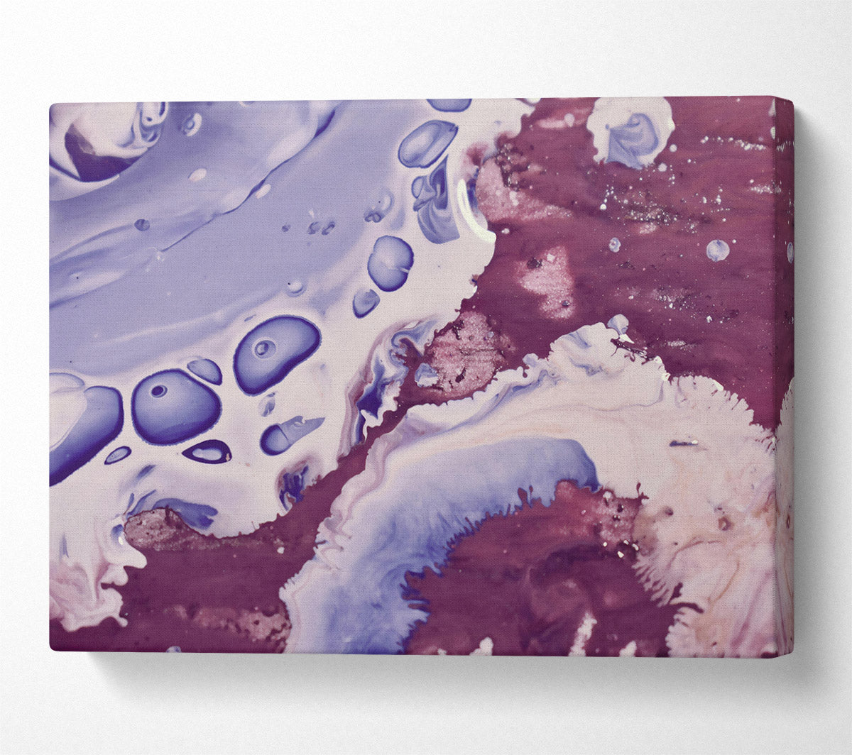 Purple Swirling Dreams Canvas Wall Art