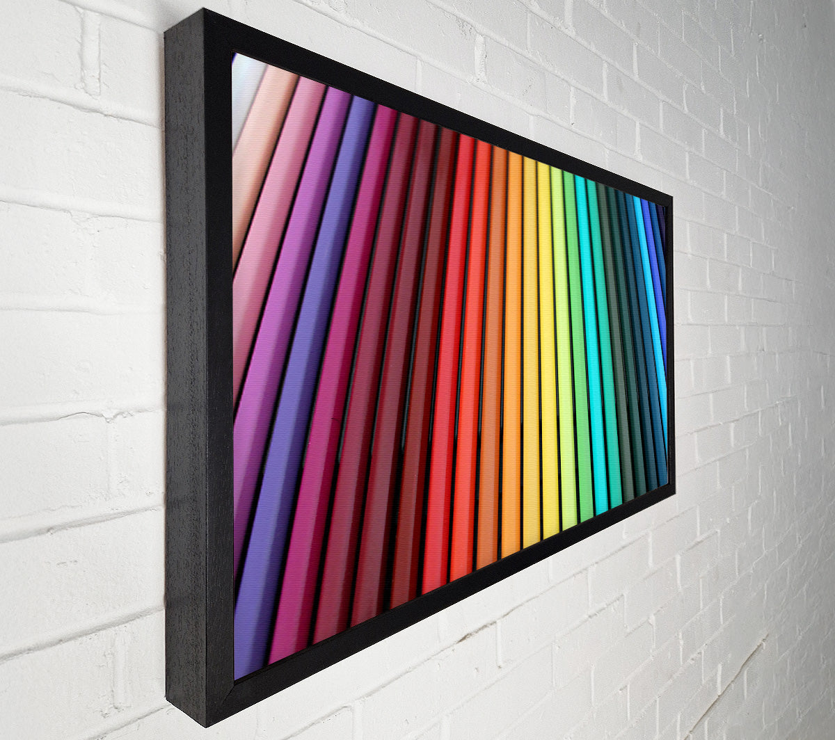 Turquoise Color Spectrum Canvas Wall Art