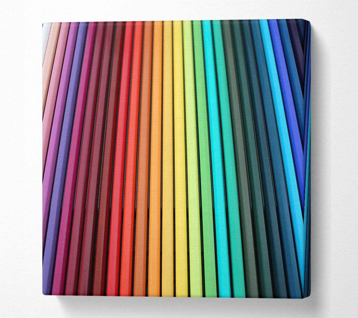 Turquoise Color Spectrum Canvas Wall Art