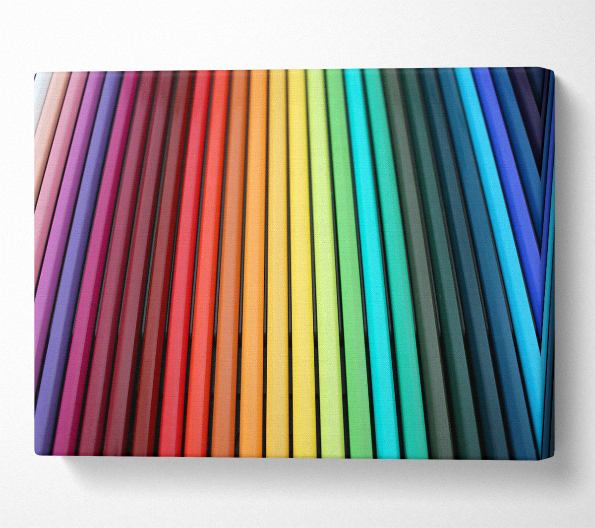 Turquoise Color Spectrum Canvas Wall Art