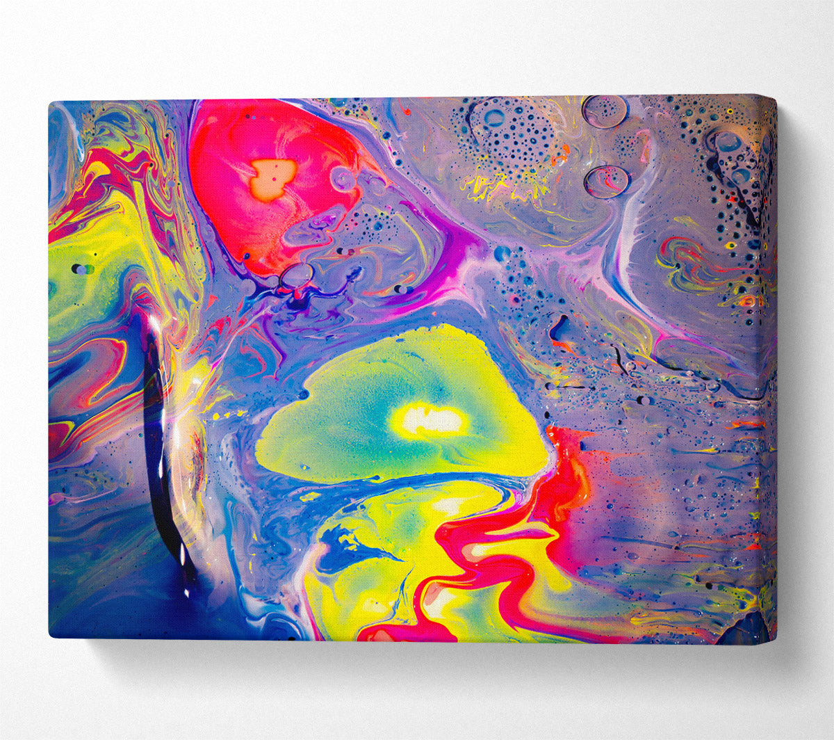 Purple Swirling Dreams Canvas Wall Art