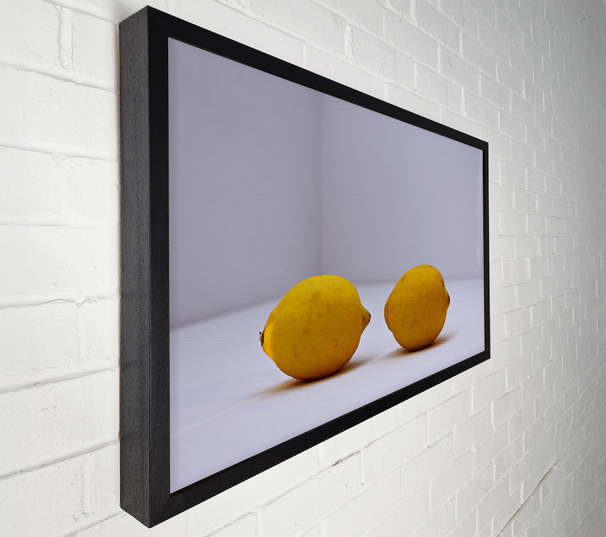 Yellow Lemon Duo Canvas Print