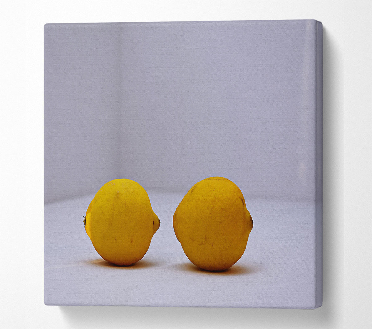 Yellow Lemon Duo Canvas Print